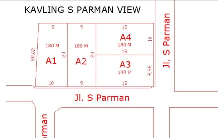Lahan Kosong Dijual di Sukarami, Palembang, Luas 180m2 Area Strategis Lahan Kosong Dijual di Sukarami, Palembang, Luas 180m2 Area Strategis