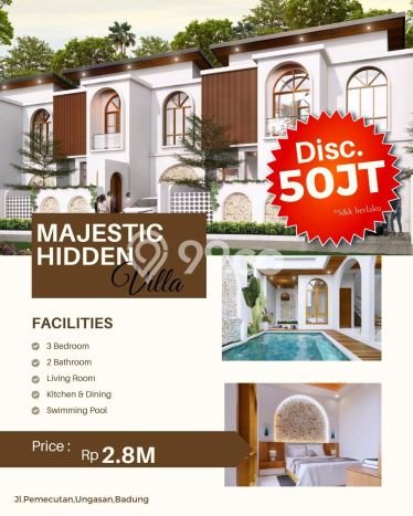 HOT DEAL! Vila Kawasan , Luas 116m2m², Area Prima HOT DEAL! Vila Kawasan , Luas 116m2m², Area Prima