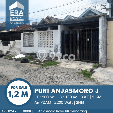 For Sale Hunian Rumah Terawat 3 KT di Puri Anjasmoro, Semarang For Sale Hunian Rumah Terawat 3 KT di Puri Anjasmoro, Semarang