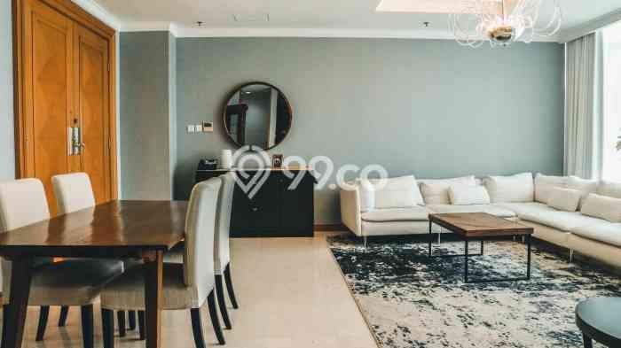 Siap Huni Apartemen Prestisius di Thamrin 2 Kamar & 2 Kamar Mandi Siap Huni Apartemen Prestisius di Thamrin 2 Kamar & 2 Kamar Mandi