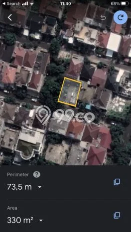 Kavling Tanah untuk Dijual di Pulomas, Jakarta Timur, Luas 318m2 Kavling Tanah untuk Dijual di Pulomas, Jakarta Timur, Luas 318m2