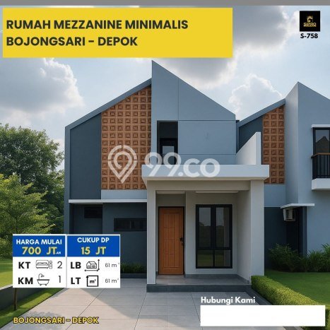 For Sale Hunian Rumah Terawat 2 KT di Bojong Sari, Depok For Sale Hunian Rumah Terawat 2 KT di Bojong Sari, Depok