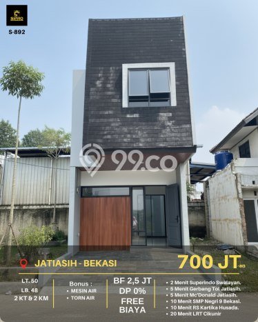 Dijual Rumah Eksklusif 2 KT di Jati Asih, Bekasi Dijual Rumah Eksklusif 2 KT di Jati Asih, Bekasi