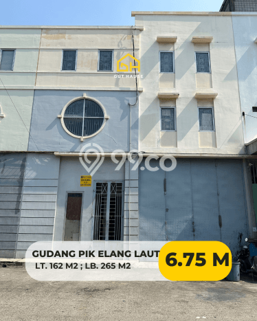 Gudang Dijual di Jakarta Utara LT 162m2 & LB 265m2 Lokasi Terbaik! Gudang Dijual di Jakarta Utara LT 162m2 & LB 265m2 Lokasi Terbaik!