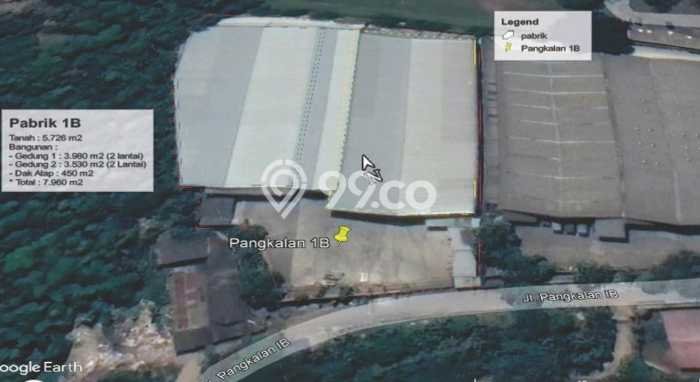 AREA SUPER PREMIUM! Pabrik Kawasan Bantar Gebang, Luas 7960m², Area Bisnis AREA SUPER PREMIUM! Pabrik Kawasan Bantar Gebang, Luas 7960m², Area Bisnis