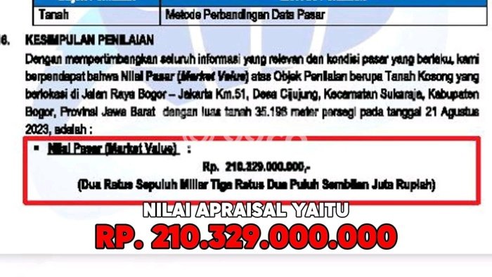Tanah untuk Dijual Lokasi Sukaraja, Bogor Luas 42816m2 - Tanah untuk Dijual Lokasi Sukaraja, Bogor Luas 42816m2 -
