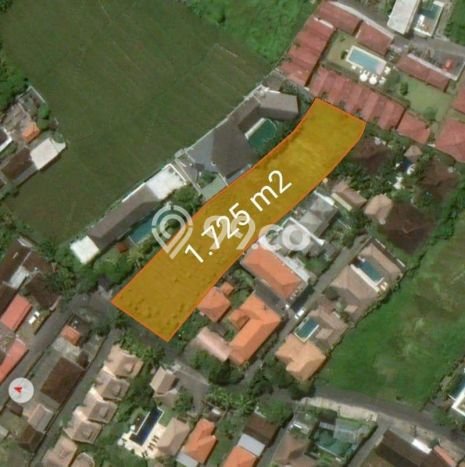 Kavling Tanah untuk Dijual di canggu, Badung, Luas 1725m2 Kavling Tanah untuk Dijual di canggu, Badung, Luas 1725m2