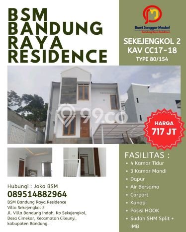 Dijual Hunian Rumah Terawat 4 Kamar di Bandung Barat, Bandung Dijual Hunian Rumah Terawat 4 Kamar di Bandung Barat, Bandung
