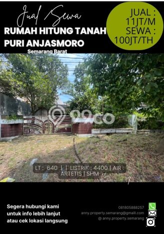 Jarang Ada! Rumah Sewa 4 Kamar Nyaman Siap Huni Puri Anjasmoro Jarang Ada! Rumah Sewa 4 Kamar Nyaman Siap Huni Puri Anjasmoro