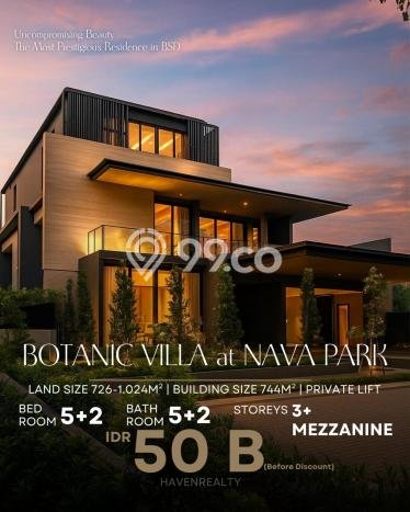 Ready to Use! Premium House LT 1024m2 Desain Modern di BSD De Park Ready to Use! Premium House LT 1024m2 Desain Modern di BSD De Park