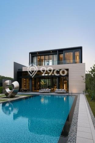 Ready to Use! Premium House LT 1024m2 Desain Modern di BSD De Park Ready to Use! Premium House LT 1024m2 Desain Modern di BSD De Park