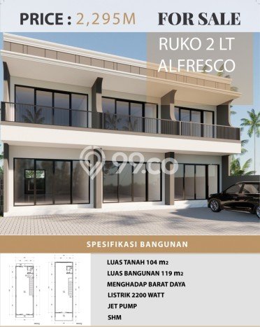 Ruko Dijual di Serpong Utara Tangerang Selatan dengan Luas Bangunan 119m2 Ruko Dijual di Serpong Utara Tangerang Selatan dengan Luas Bangunan 119m2