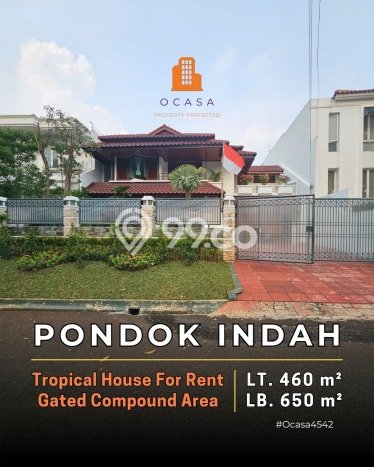 Hunian Minimalis Untuk Disewakan di Pondok Indah Jakarta Selatan 4 KT & 4 KM Hunian Minimalis Untuk Disewakan di Pondok Indah Jakarta Selatan 4 KT & 4 KM