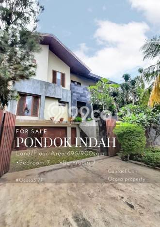 Jual Rumah Mewah Elegan Dengan View Cantik di Pondok Indah, Jakarta Selatan Jual Rumah Mewah Elegan Dengan View Cantik di Pondok Indah, Jakarta Selatan