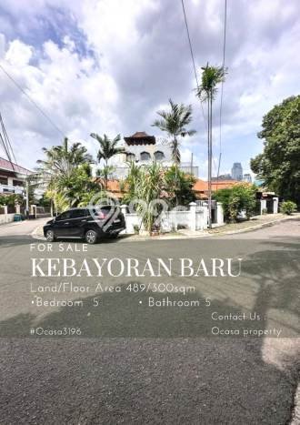 Hunian Mewah Dijual LT 489m2 di Kebayoran Baru, Jakarta Selatan Hunian Mewah Dijual LT 489m2 di Kebayoran Baru, Jakarta Selatan