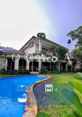 Ready to Use! Luxury House LT 1200m2 Desain Elegan di Kemang Ready to Use! Luxury House LT 1200m2 Desain Elegan di Kemang