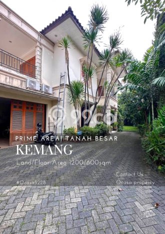 Ready to Use! Luxury House LT 1200m2 Desain Elegan di Kemang Ready to Use! Luxury House LT 1200m2 Desain Elegan di Kemang