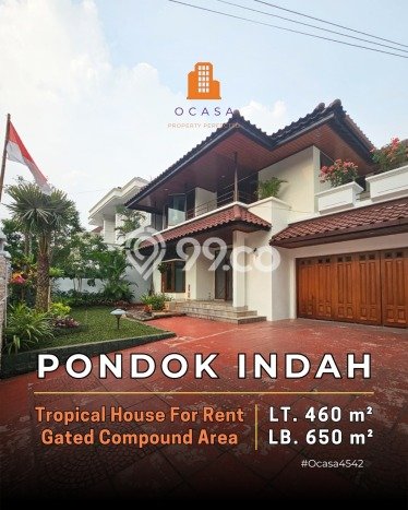 Hunian Minimalis Untuk Disewakan di Pondok Indah Jakarta Selatan 4 KT & 4 KM Hunian Minimalis Untuk Disewakan di Pondok Indah Jakarta Selatan 4 KT & 4 KM