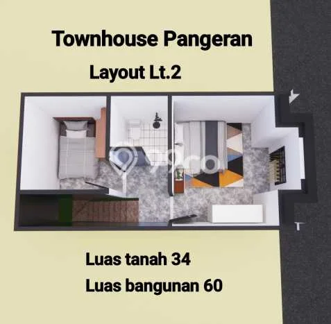 Rumah Modern 2 Kamar LT 34m2 di Cijantung Rumah Modern 2 Kamar LT 34m2 di Cijantung