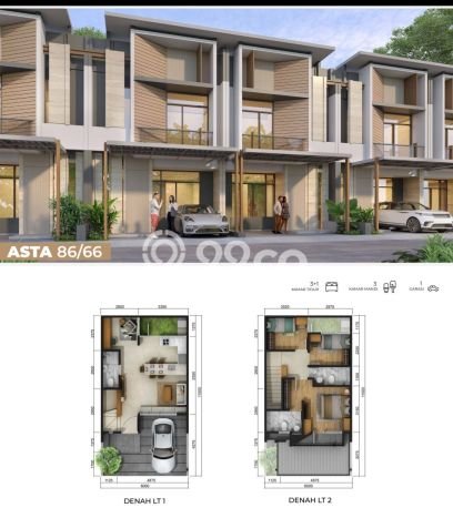 Hunian Cantik Minimalis Lb 86m2 di Bekasi Timur, Bekasi Hunian Cantik Minimalis Lb 86m2 di Bekasi Timur, Bekasi