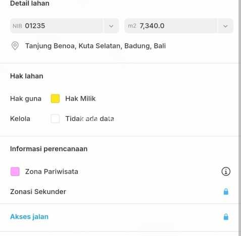 SEWA LAHAN! Tanah Kawasan Nusa Dua, Luas 7340m², Lokasi Bisnis SEWA LAHAN! Tanah Kawasan Nusa Dua, Luas 7340m², Lokasi Bisnis