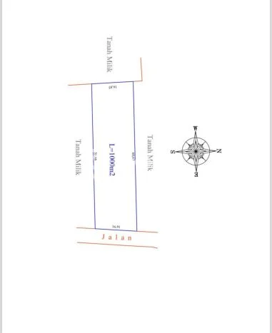 Tanah di Nusa Dua, Luas 1000m², Tersedia untuk Sewa Tanah di Nusa Dua, Luas 1000m², Tersedia untuk Sewa