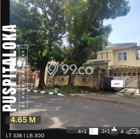 Hunian Mewah LB 300m2 Siap Pakai Desain Elegan di BSD Puspita Loka, Tangerang Hunian Mewah LB 300m2 Siap Pakai Desain Elegan di BSD Puspita Loka, Tangerang