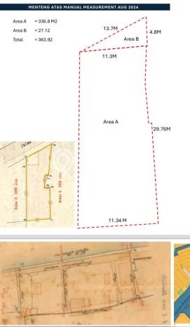 Dijual Tanah 363m2 di Menteng Atas, Jakarta Pusat Dijual Tanah 363m2 di Menteng Atas, Jakarta Pusat