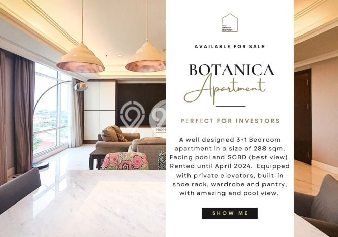 BEST PRICE! Apartemen Kawasan Kebayoran Lama, Jakarta Selatan, 4 KT, Luas 288m², Siap Ditempati BEST PRICE! Apartemen Kawasan Kebayoran Lama, Jakarta Selatan, 4 KT, Luas 288m², Siap Ditempati