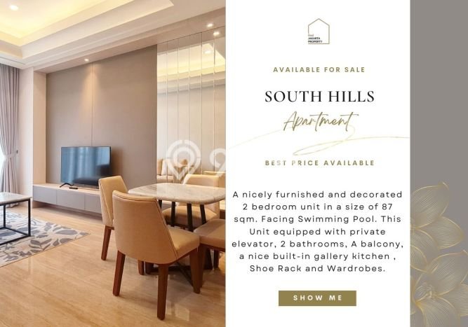 Apartemen Ready di Kuningan, 2 KM, Luas 87m² Apartemen Ready di Kuningan, 2 KM, Luas 87m²