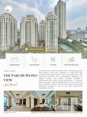 Dijual Cepat Apartemen Luxury di Kebayoran Lama, Jakarta Selatan 3 Kamar Harga Rp 8,5 Miliar Dijual Cepat Apartemen Luxury di Kebayoran Lama, Jakarta Selatan 3 Kamar Harga Rp 8,5 Miliar