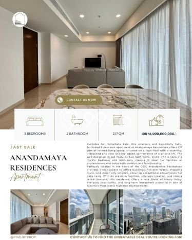 Apartemen Prestisius Dijual di Jakarta Selatan Lokasi Strategis Punya 3 Kamar Tidur Apartemen Prestisius Dijual di Jakarta Selatan Lokasi Strategis Punya 3 Kamar Tidur