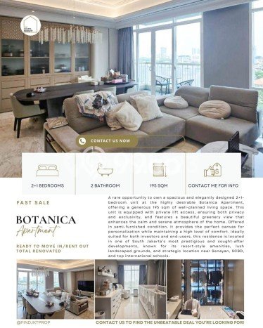 Apartemen Eksklusif Dijual di Kebayoran Lama Jakarta Selatan Luas 195m2 Apartemen Eksklusif Dijual di Kebayoran Lama Jakarta Selatan Luas 195m2
