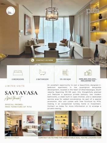 Apartemen Luxury Dijual di Kebayoran Baru Jakarta Selatan Luas 133m2 Apartemen Luxury Dijual di Kebayoran Baru Jakarta Selatan Luas 133m2