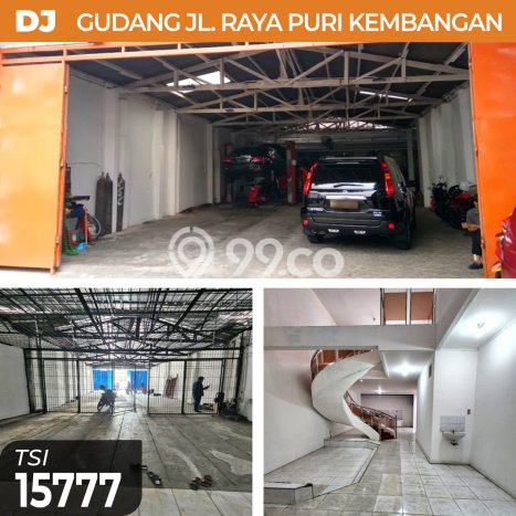 Gudang di Kembangan, Luas 225m², For Rent, Kawasan Komersial, Ready Pakai Gudang di Kembangan, Luas 225m², For Rent, Kawasan Komersial, Ready Pakai