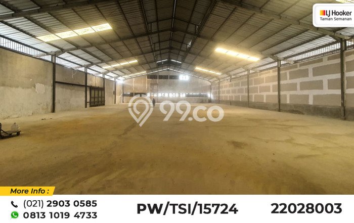 Gudang Kawasan Strategis di Cengkareng, Luas 1700m², Posisi Prima Gudang Kawasan Strategis di Cengkareng, Luas 1700m², Posisi Prima