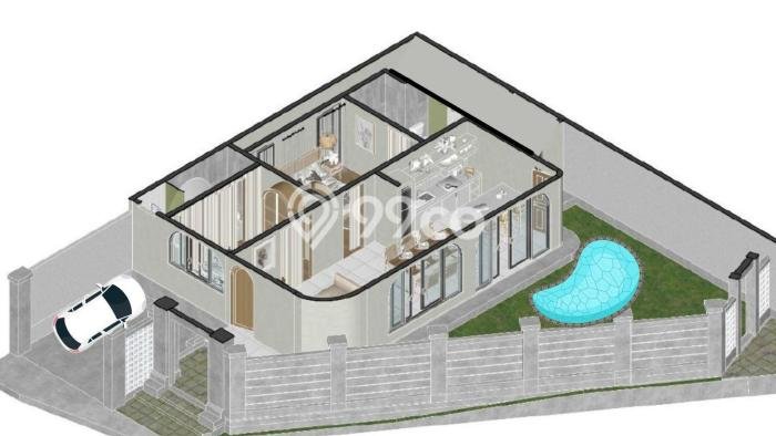 Ready to Use! Premium House LT 180m2 Desain Elegan di Benoa Ready to Use! Premium House LT 180m2 Desain Elegan di Benoa