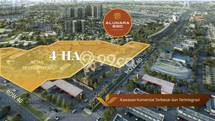 LOKASI TERBAIK! Ruko di BSD, Luas 92m2m², Jalan Utama LOKASI TERBAIK! Ruko di BSD, Luas 92m2m², Jalan Utama