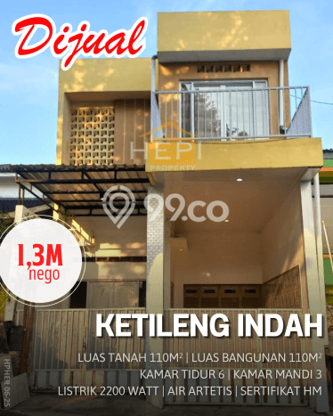 For Sale Hunian Rumah Nyaman 6 KT di Ketileng, Semarang For Sale Hunian Rumah Nyaman 6 KT di Ketileng, Semarang