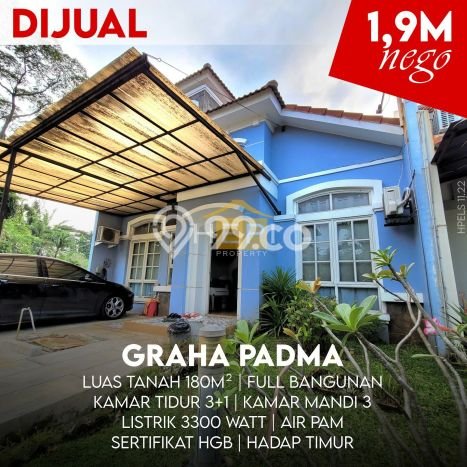LISTING BARU! Rumah Strategis di Graha Padma, LT 180m² LB 180m² LISTING BARU! Rumah Strategis di Graha Padma, LT 180m² LB 180m²