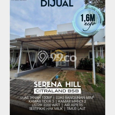 Hunian Nyaman Asri 3 KT Siap Pakai di BSB City Semarang Hunian Nyaman Asri 3 KT Siap Pakai di BSB City Semarang