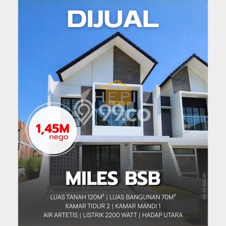 Hunian Nyaman Asri 2 KT Siap Pakai di BSB City Semarang Hunian Nyaman Asri 2 KT Siap Pakai di BSB City Semarang