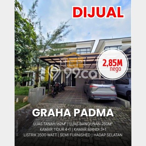 Rumah Mewah LB 250m2 Siap Huni Desain Elegan di Graha Padma, Semarang Rumah Mewah LB 250m2 Siap Huni Desain Elegan di Graha Padma, Semarang