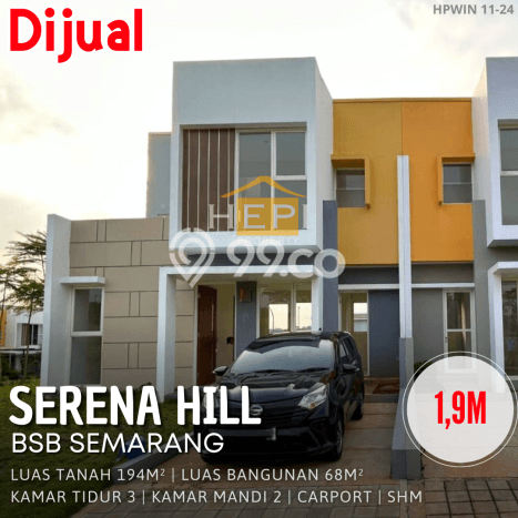 For Sale Hunian Rumah Terawat 3 Kamar di BSB City, Semarang For Sale Hunian Rumah Terawat 3 Kamar di BSB City, Semarang