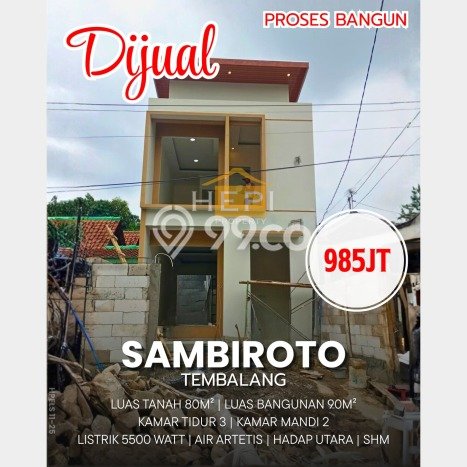 Rumah Modern Cantik 3 KT Siap Huni di Tembalang Rumah Modern Cantik 3 KT Siap Huni di Tembalang