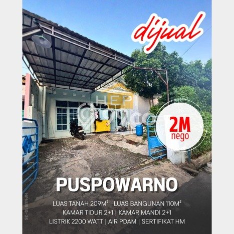 Rumah Siap Huni 2 KT 2 KM di Puspowarno, Semarang Rumah Siap Huni 2 KT 2 KM di Puspowarno, Semarang