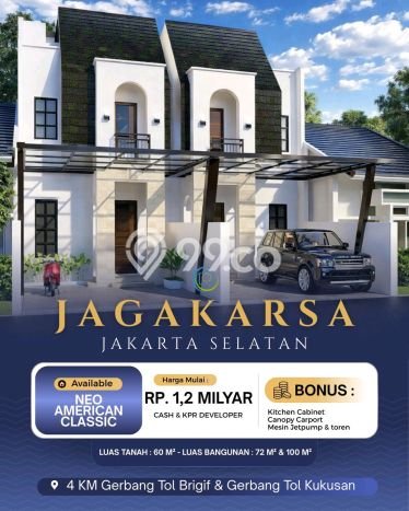Jual Rumah Eksklusif 3 KT di Cipedak, Jakarta Selatan Jual Rumah Eksklusif 3 KT di Cipedak, Jakarta Selatan