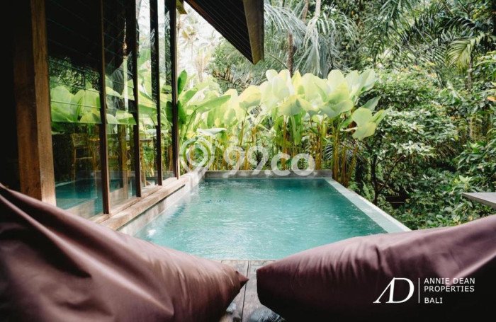 Vila Kawasan Ubud, Dimensi 120m2m², Akses ke transportasi publik Vila Kawasan Ubud, Dimensi 120m2m², Akses ke transportasi publik
