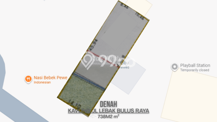 Tanah Kavling Dijual di Jakarta Selatan dengan Spesifikasi 738m2 Tanah Kavling Dijual di Jakarta Selatan dengan Spesifikasi 738m2