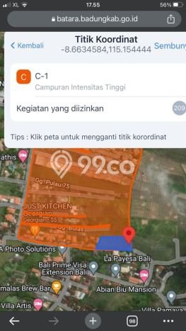 Dijual Tanah Lokasi Kerobokan, Badung Seluas 2000m2 Dijual Tanah Lokasi Kerobokan, Badung Seluas 2000m2